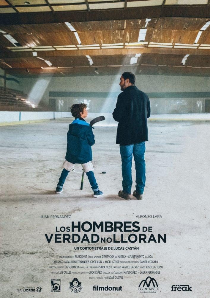 Cartel de Los hombres de verdad no lloran