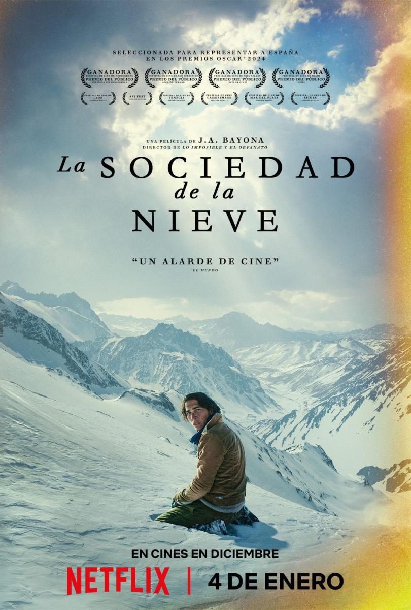 Cartel de La sociedad de la nieve